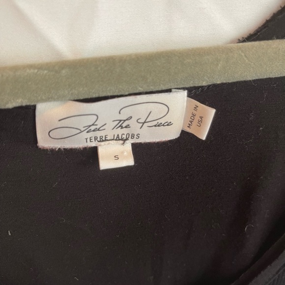 EUC π FEEL THE PIECE Terre Jacobs Small Black Tank Top - Picture 4 of 5